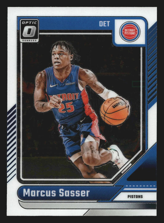 2024-25 Donruss Optic Marcus Sasser #202 Detroit Pistons