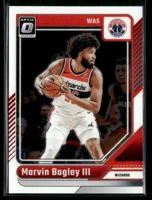 2024-25 Donruss Optic Marvin Bagley III #43 Washington Wizards