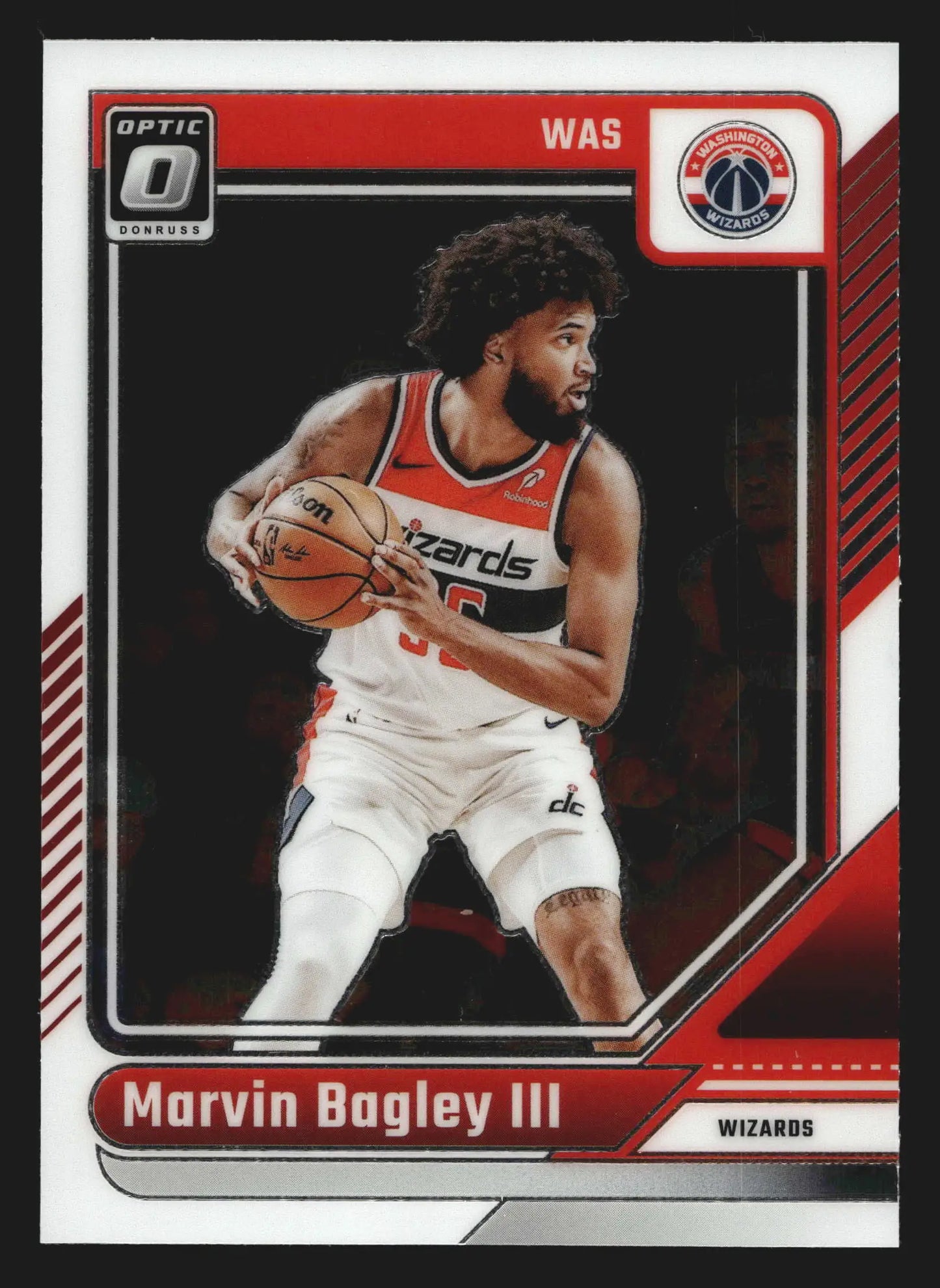 2024-25 Donruss Optic Marvin Bagley III #43 Wizards - Basketball Card Single