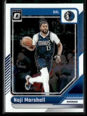 2024-25 Donruss Optic Naji Marshall #118 Dallas Mavericks