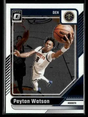 2024-25 Donruss Optic Peyton Watson #216 Denver Nuggets