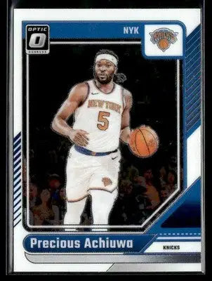 2024-25 Donruss Optic Precious Achiuwa #201 New York Knicks