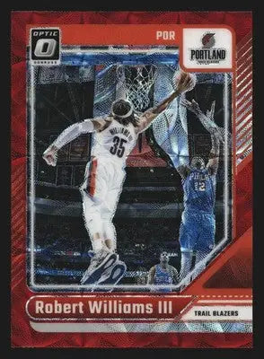 2024-25 Donruss Optic Robert Williams III #139 Red Scope International - Basketball Card Single