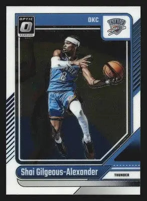 2024-25 Donruss Optic Shai Gilgeous-Alexander #127 Thunder - Basketball Card Single