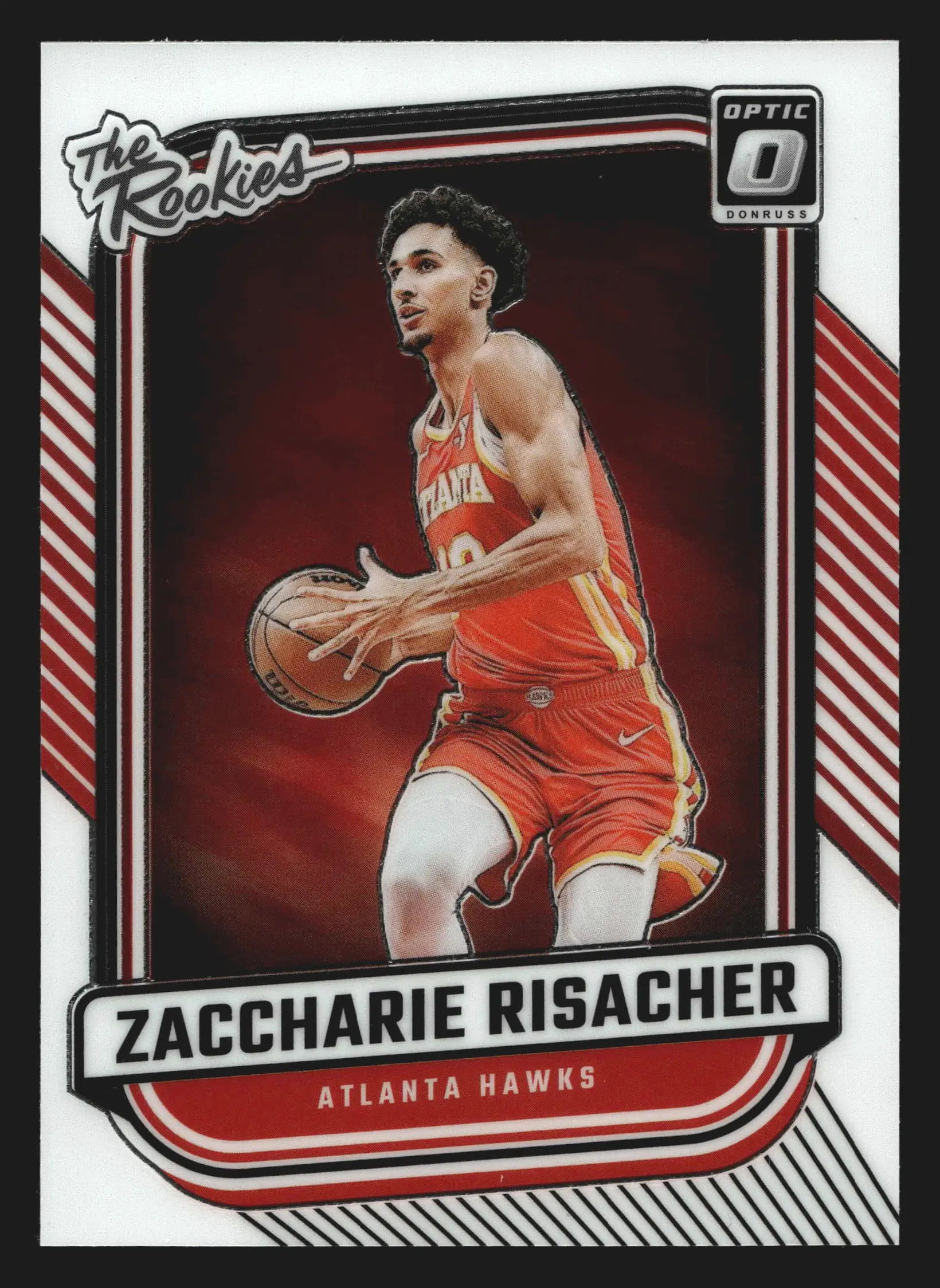 2024-25 Donruss Optic The Rookies #1 Zaccharie Risacher Atlanta Hawks RC