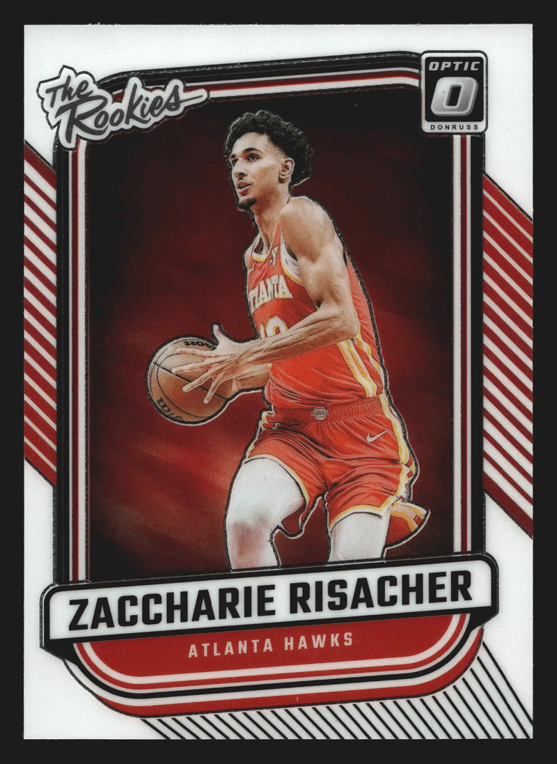 2024-25 Donruss Optic The Rookies #1 Zaccharie Risacher Atlanta Hawks RC