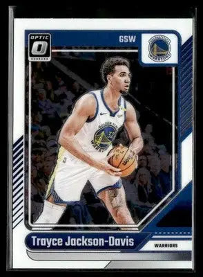 2024-25 Donruss Optic Trayce Jackson-Davis #210 Golden State Warriors