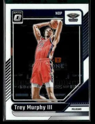 2024-25 Donruss Optic Trey Murphy III #179 New Orleans Pelicans - Basketball Card Single