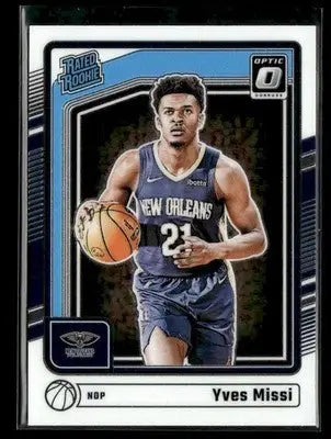 2024-25 Donruss Optic Yves Missi #265 RC New Orleans Pelicans