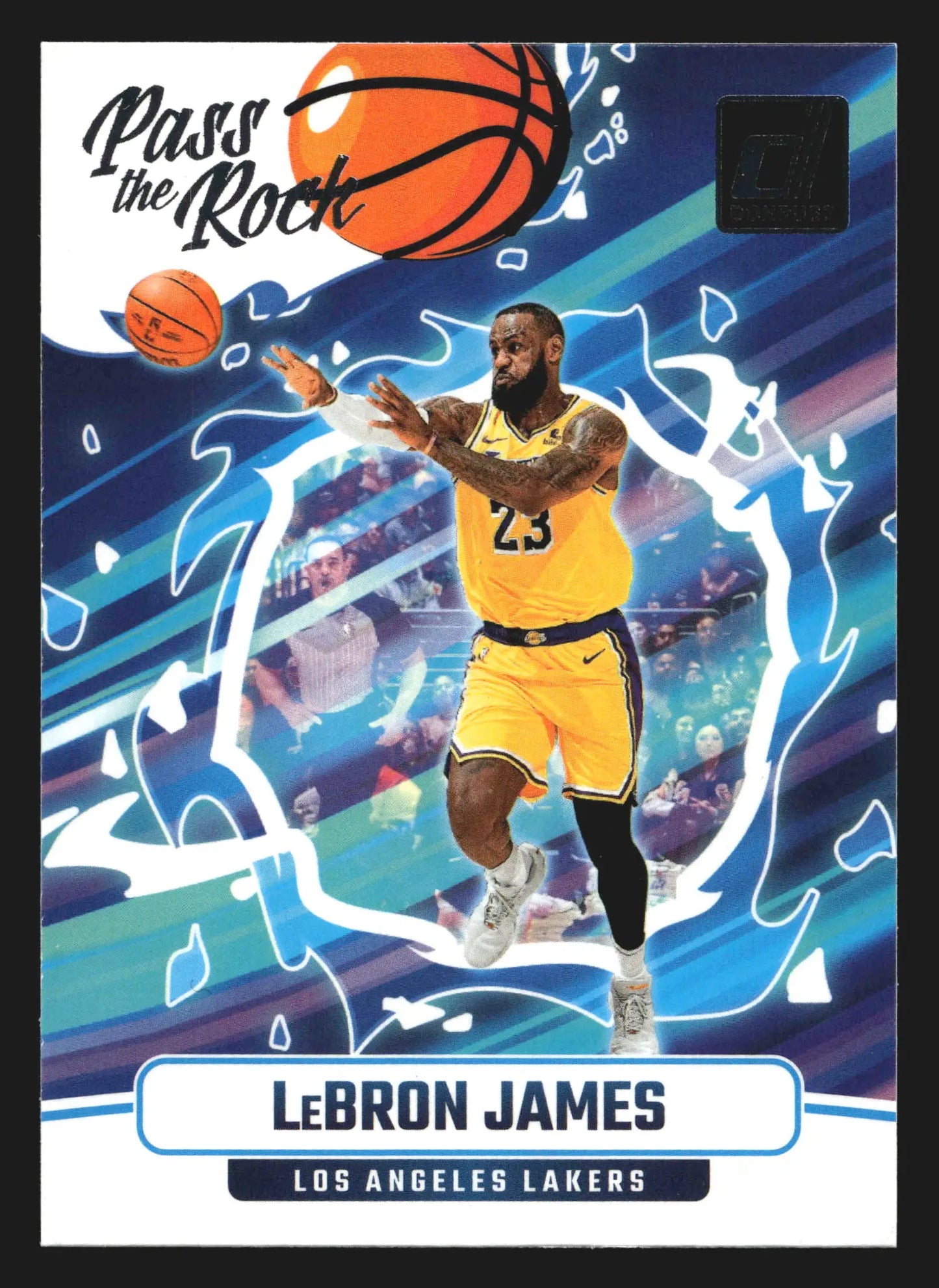 2024-25 Donruss Pass the Rock #4 LeBron James Los Angeles Lakers - Basketball Card Single