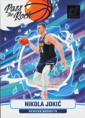 2024-25 Donruss Pass the Rock #8 Nikola Jokic NM-MT Nuggets ID:80764 - Basketball Card Single