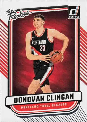 2024-25 Donruss The Rookies #5 Donovan Clingan NM-MT Blazers ID:80748 - Basketball Card Single
