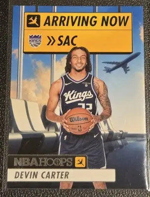2024-25 Hoops #1 Devin Carter Arriving Now - Basketball Card Single