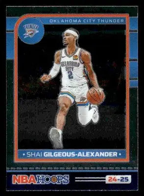 2024-25 Hoops #126 Shai Gilgeous-Alexander Premium - Basketball Card Single