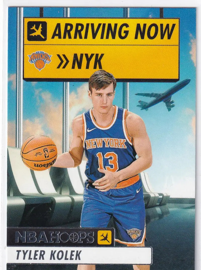 2024-25 HOOPS #13 TYLER KOLEK ARRIVING NOW- NEW YORK KNICKS