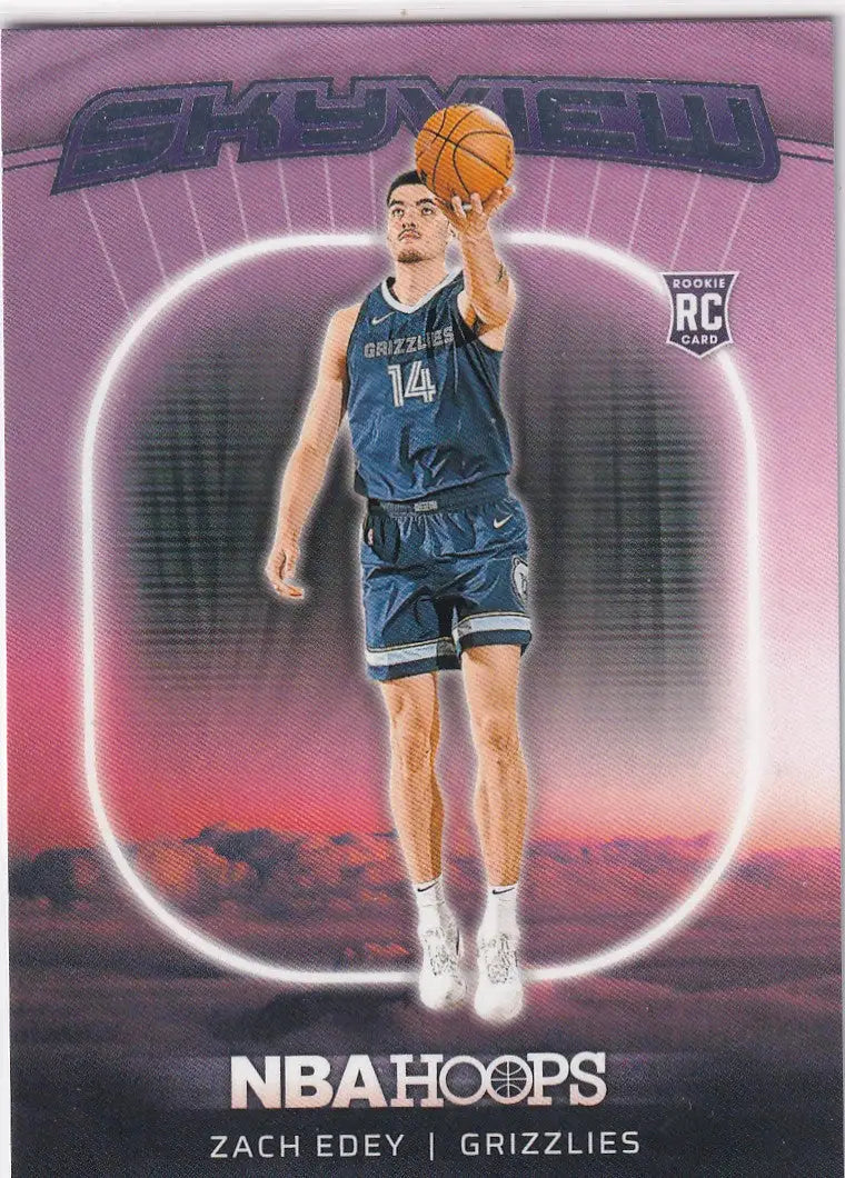 2024-25 HOOPS #14 ZACH EDEY SKYVIEW- MEMPHIS GRIZZLIES - Basketball Card Single