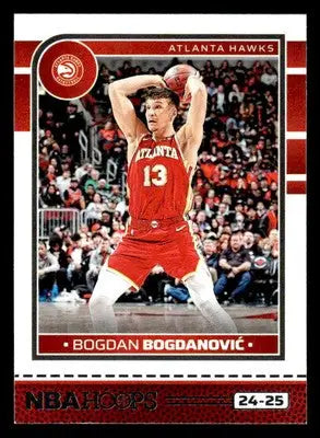 2024-25 Hoops #147 Bogdan Bogdanovic Base Atlanta Hawks - Basketball Card Single