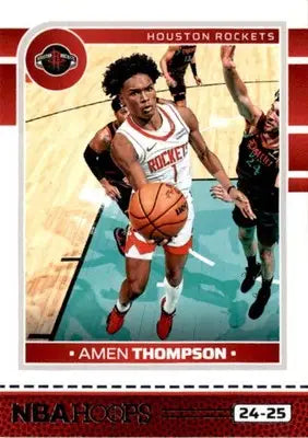 2024-25 Hoops #151 Amen Thompson - Basketball Card Single