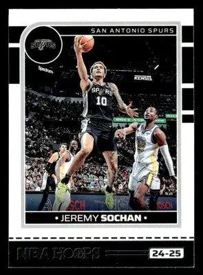2024-25 Hoops #167 Jeremy Sochan - Basketball Card Single