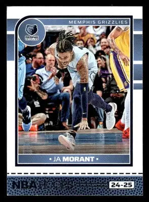 2024-25 Hoops #168 Ja Morant Base Memphis Grizzlies - Basketball Card Single
