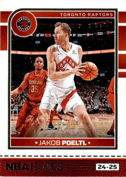 2024-25 Hoops #185 Jakob Poeltl - Basketball Card Single
