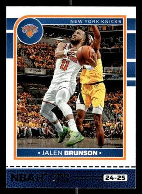 2024-25 Hoops #186 Jalen Brunson - Basketball Card Single