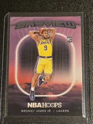 2024-25 Hoops #21 Bronny James Jr. Skyview - Basketball Card Single