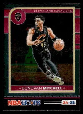 2024-25 Hoops #211 Donovan Mitchell Premium Cleveland Cavaliers - Basketball Card Single