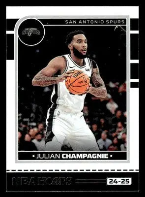 2024-25 Hoops #218 Julian Champagnie - Basketball Card Single