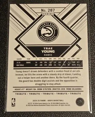 2024-25 Hoops #287 Trae Young - Basketball Card Single