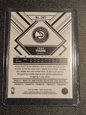 2024-25 Hoops #287 Trae Young - Basketball Card Single
