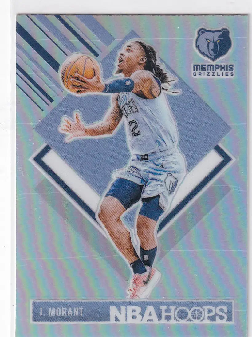 2024-25 HOOPS #288 JA MORANT SILVER- MEMPHIS GRIZZLIES - Basketball Card Single