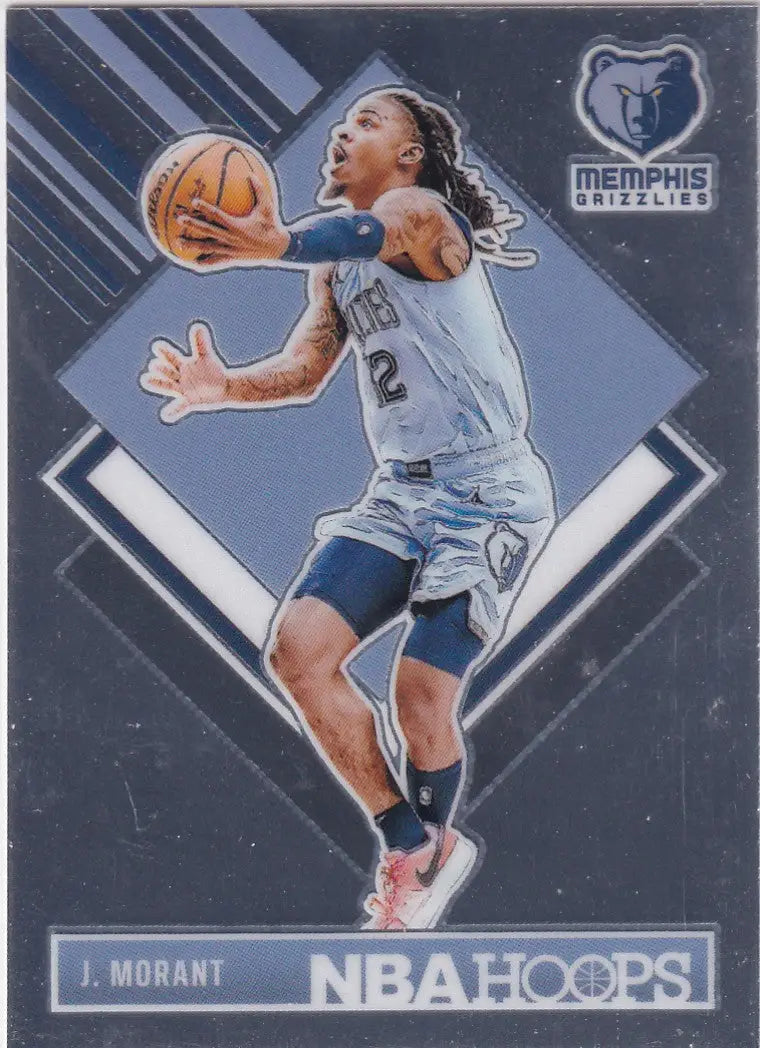 2024-25 HOOPS #288 JA MORANT TRIBUTE CHROME- MEMPHIS GRIZZLIES - Basketball Card Single