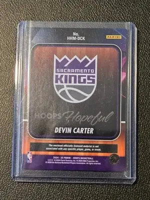2024-25 Hoops #HHM-DCK Devin Carter Hoops Hopeful Memorabilia