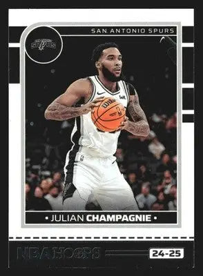 2024-25 NBA Hoops Julian Champagnie #218 San Antonio Spurs - Basketball Card Single