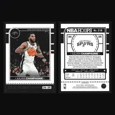 2024-25 NBA Hoops Julian Champagnie #218 San Antonio Spurs - Basketball Card Single