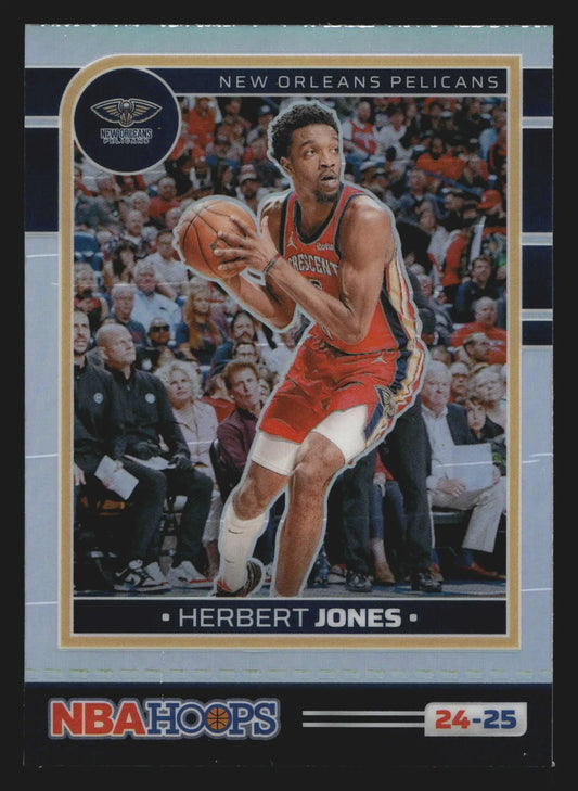 2024-25 NBA Hoops Premium Stock Herbert Jones #14 New Orleans Pelicans