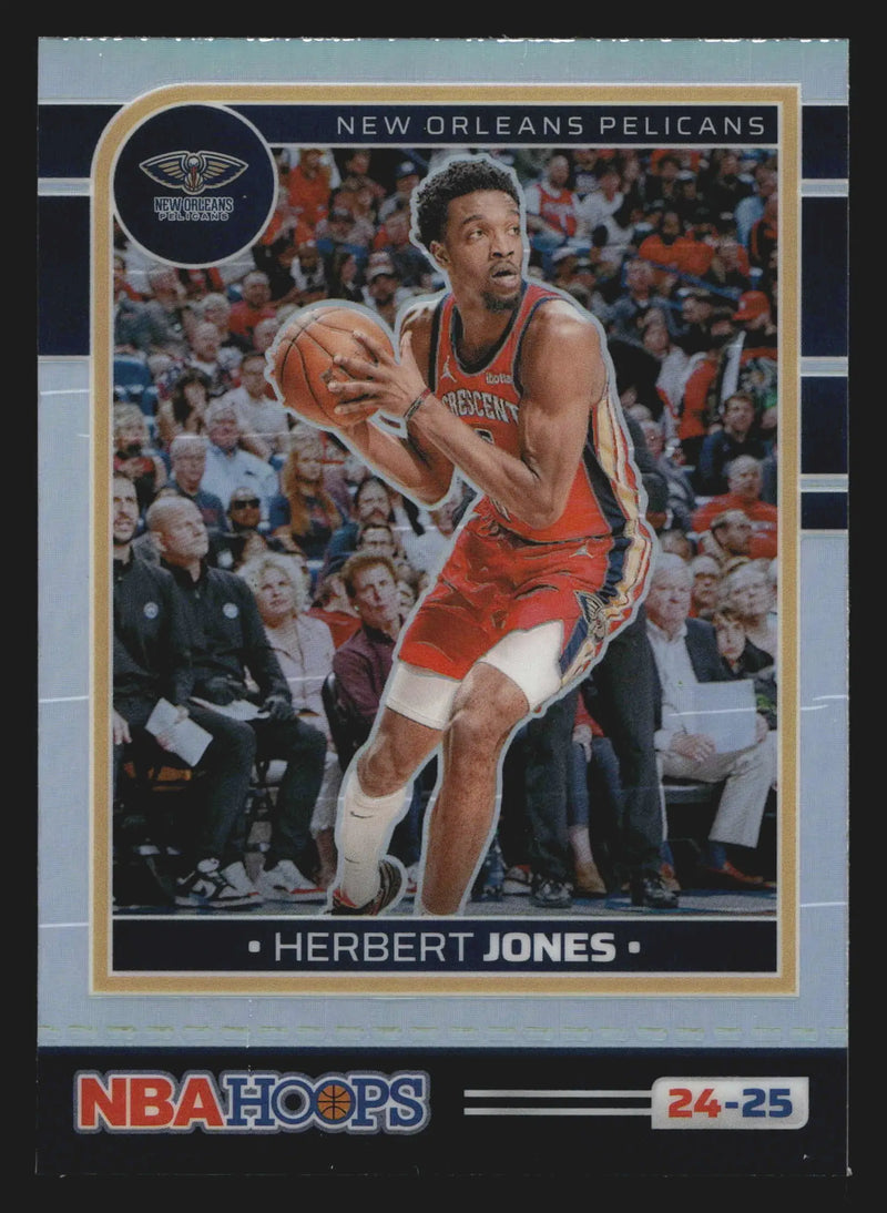 2024-25 NBA Hoops Premium Stock Herbert Jones #14 New Orleans Pelicans