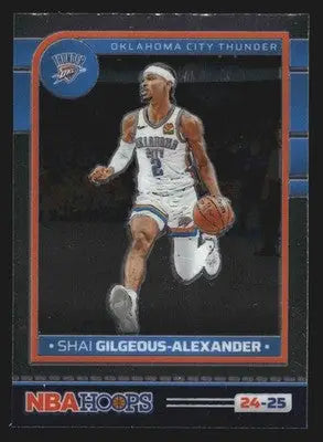 2024-25 NBA Hoops Shai Gilgeous-Alexander #126 Premium Stock Thunder - Basketball Card Single