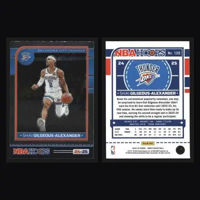 2024-25 NBA Hoops Shai Gilgeous-Alexander #126 Premium Stock Thunder - Basketball Card Single