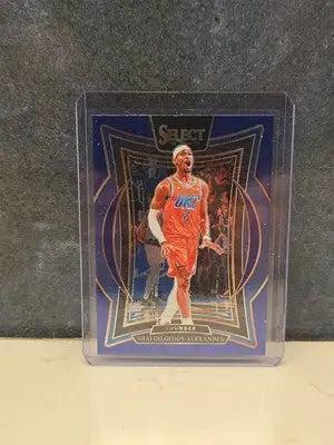 2024-25 NBA Select Basketball #36 Shai Gilgeous Alexander Blue Concourse - Basketball Card Single