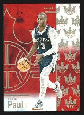 2024-25 Panini Court Kings Chris Paul #23 Ruby 142/149 San Antonio Spurs - Basketball Card Single