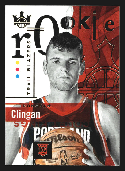 2024-25 Panini Court Kings Donovan Clingan #115 Rookies I RC Trail Blazers - Basketball Card Single