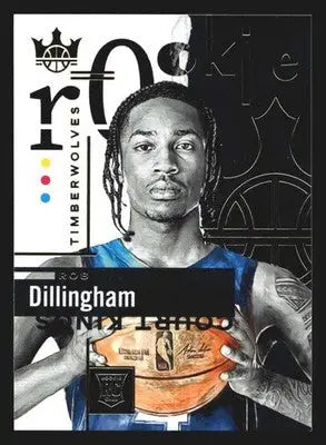 2024-25 Panini Court Kings Rob Dillingham #101 Rookies I RC Wolves - Basketball Card Single