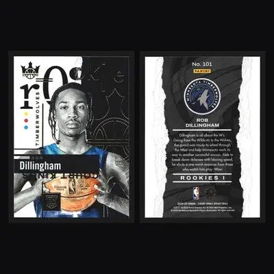 2024-25 Panini Court Kings Rob Dillingham #101 Rookies I RC Wolves - Basketball Card Single