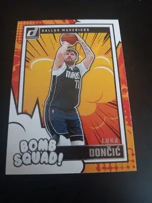 2024-25 Panini Donruss - Bomb Squad Luka Dončić #16. Dallas Mavericks. NRMT+ - Basketball Card Single