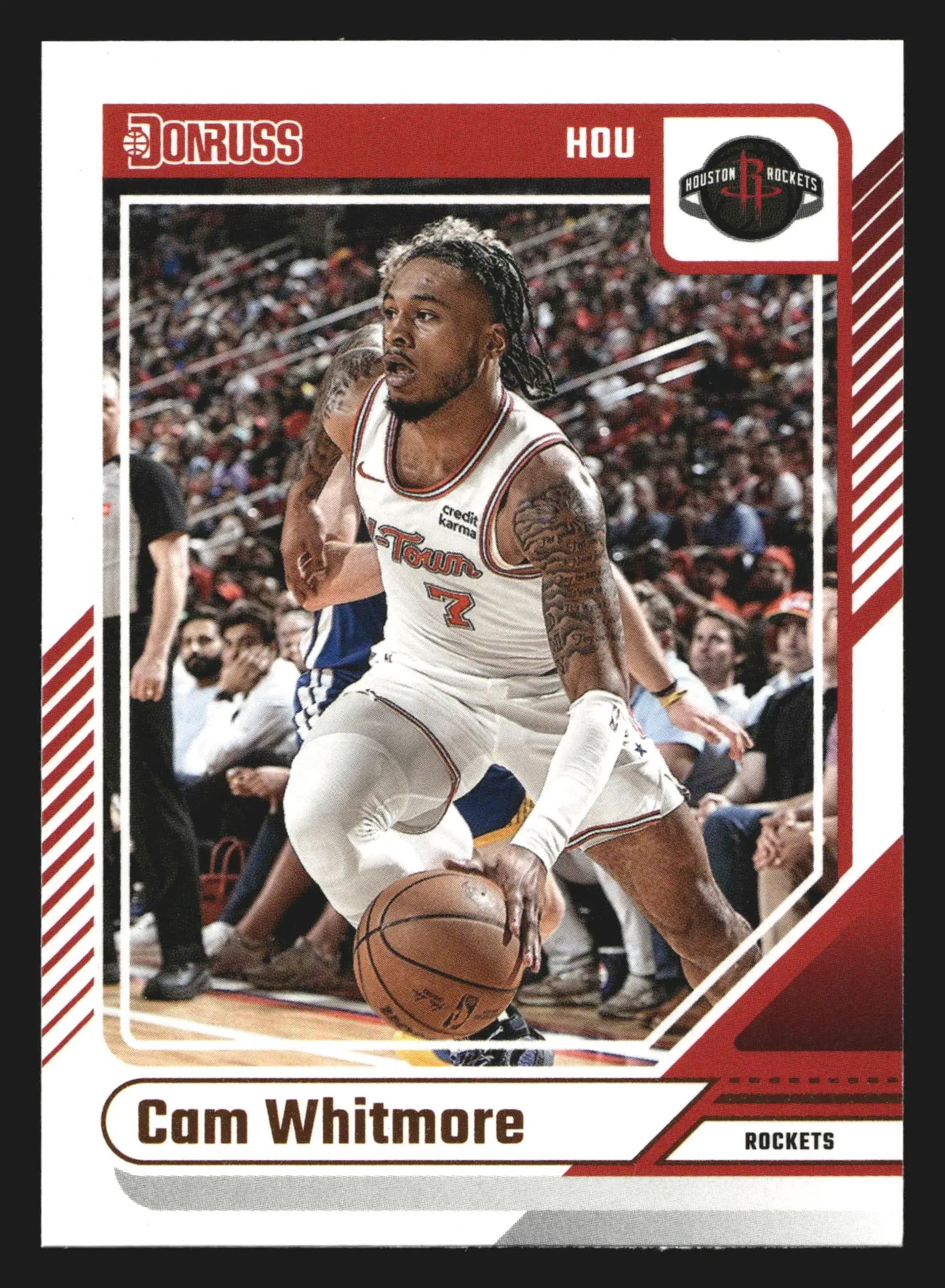 2024-25 Panini Donruss Cam Whitmore #167 Houston Rockets - Basketball Card Single