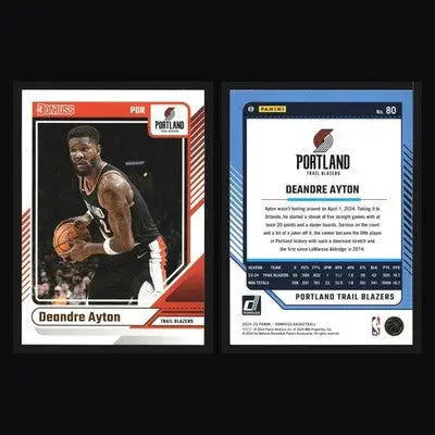 2024-25 Panini Donruss Deandre Ayton #80 Portland Trail Blazers - Basketball Card Single