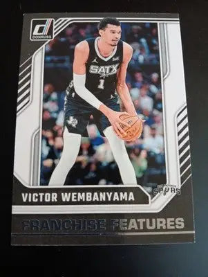 2024-25 Panini Donruss - Franchise Features Victor Wembanyama #25. Spurs. NRMT+ - Basketball Card Single