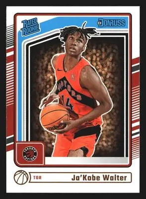 2024-25 Panini Donruss Ja’Kobe Walter #231 Rated Rookie RC Toronto Raptors - Basketball Card Single